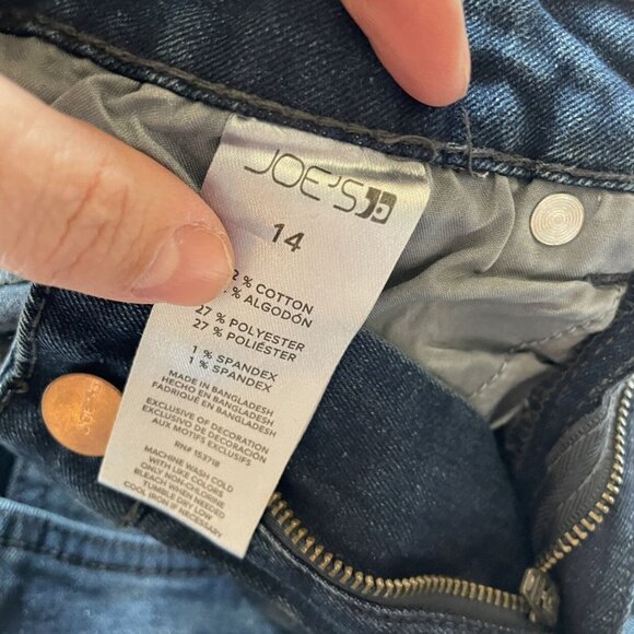 Joe's Jeans Dark Wash Denim Jeans Size 14 - Picture 7 of 8